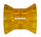 Ролик носовой  L=95 мм, D=87/54/13 мм PVC желтый